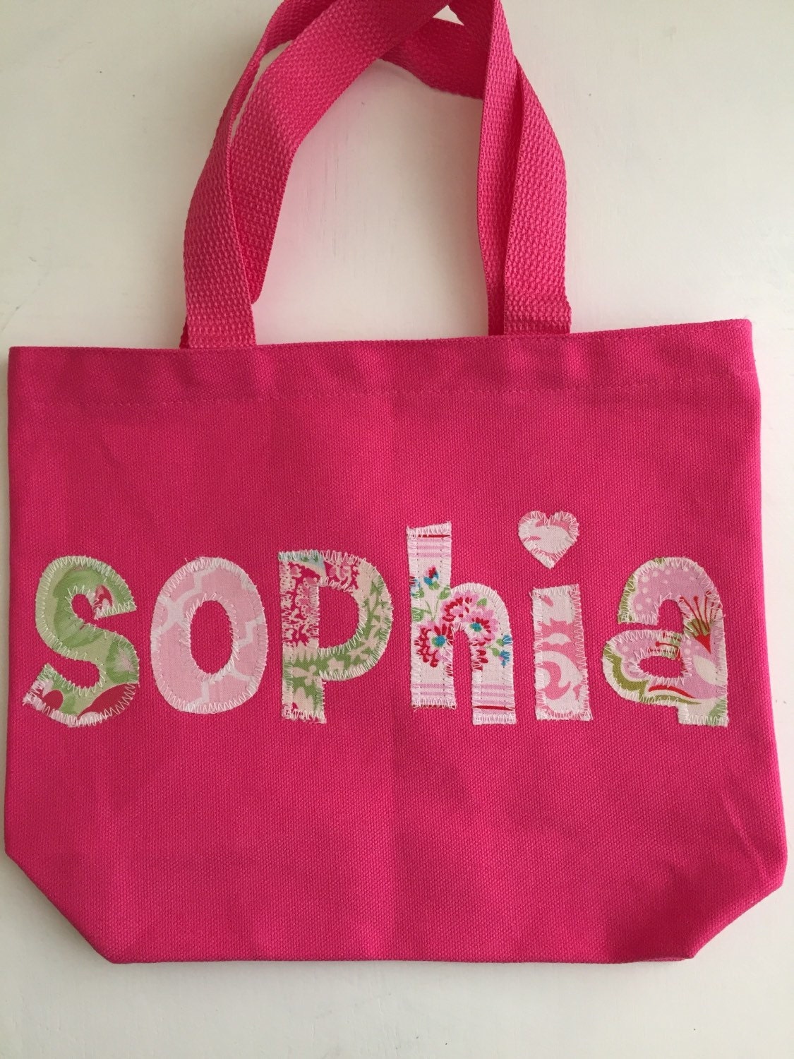 Girls Small Personalized Tote Bag Great Flower Girl Gift