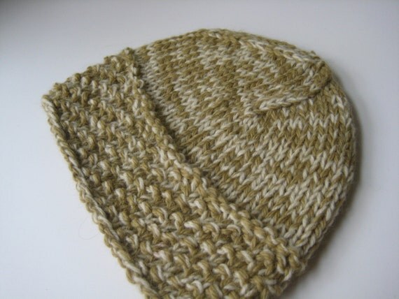 olive wool hat