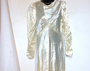 SALE vintage 1930s wedding dress / 30s lace dress