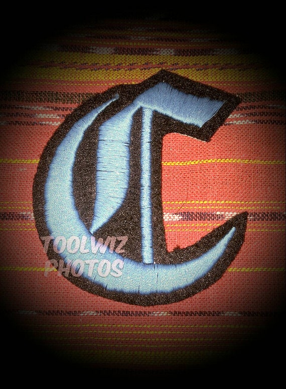 3 inch Letter embroidered patch Old English