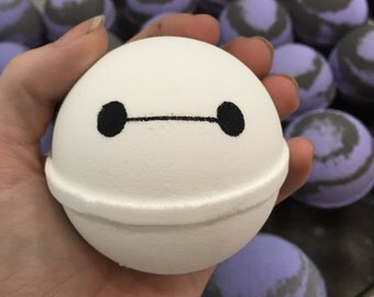 Baymax inspired bath bomb