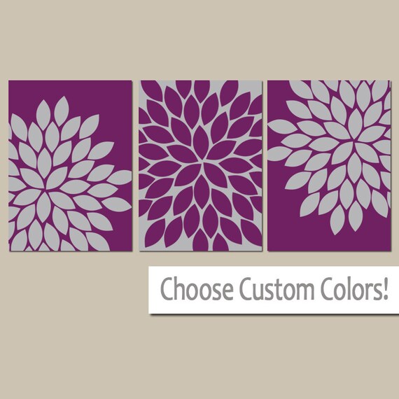 Purple And Grey Wall Art purple gray wall art eggplant bedroom canvas or print Purple And Grey Wall Art purple gray wall art eggplant bedroom canvas or print
