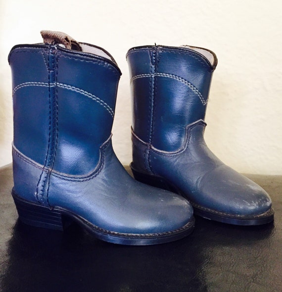 Vintage Cowboy Boots Kids Toddler Size 9 Kids by ShiznitVintage