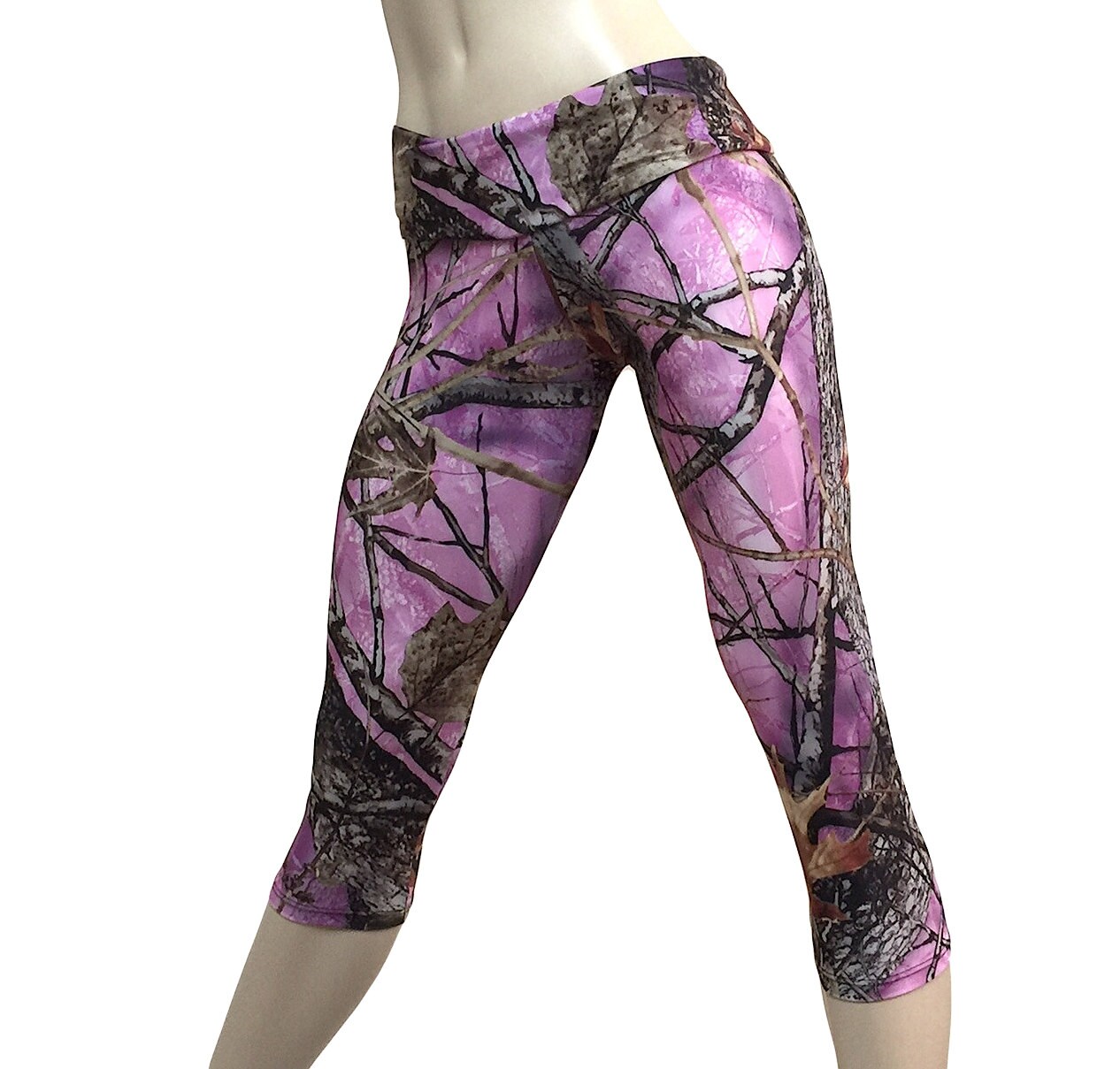 pink camo yoga pants