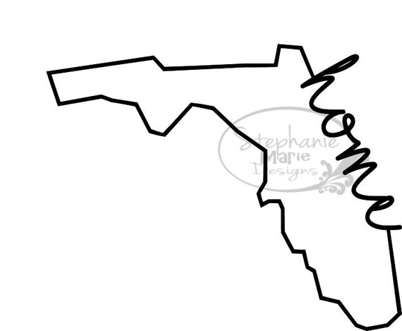 Download Florida Home-SVG Cut File for use with Silhouette Studio