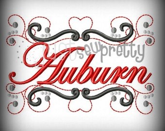Auburn HS Pride Embroidery Design