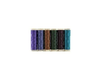 WonderFil InvisaFil Thread Set B008 - Six Spools of 400m 100wt Cottonized Polyester