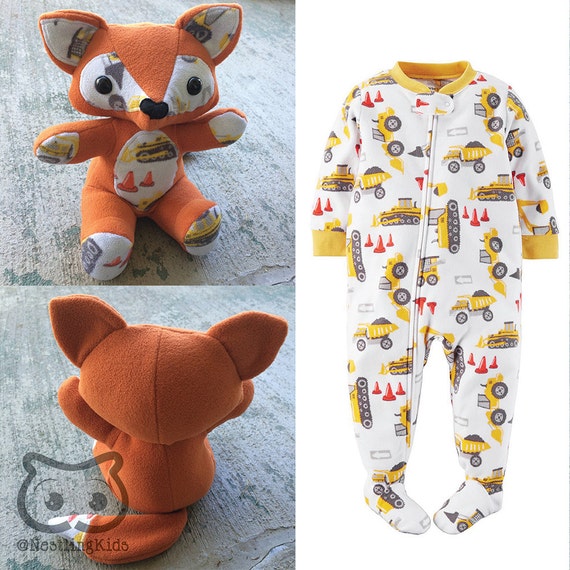 Custom Keepsake Memory Fox: upcycled from your own by ...