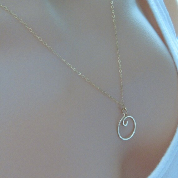 Charm Holder Necklace Gold Charm Necklace Charm by MysticMoons