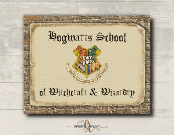 Fabulous image with hogwarts sign printable Mesmerizing image inside hogwarts sign printable