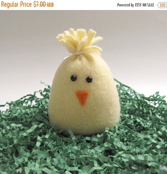 easter chick stuffed animal