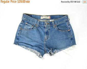 Items similar to Gold stamped zebra jean shorts / cut offs / Women's ...