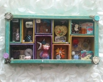 A Fun Little Shadowbox Assemblage Sculpture