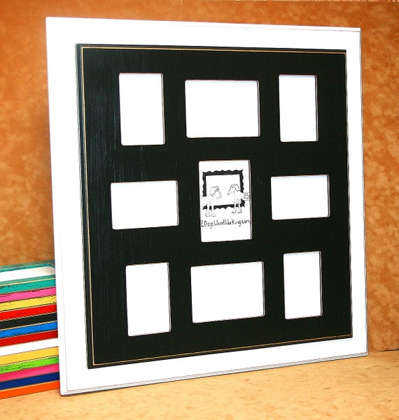 Collage Picture frame 9 opening frame 6 4x6 and 3 5x7