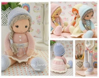 Little Yarn Dolls: Method 2/ PDF Doll Knitting Pattern / Toy Knitting Pattern/ Knitted Dolls/ INSTANT Download