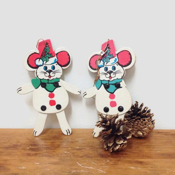 vintage christmas mouse ornament with moveable arms legs vintage christmas mouse ornament with moveable arms legs