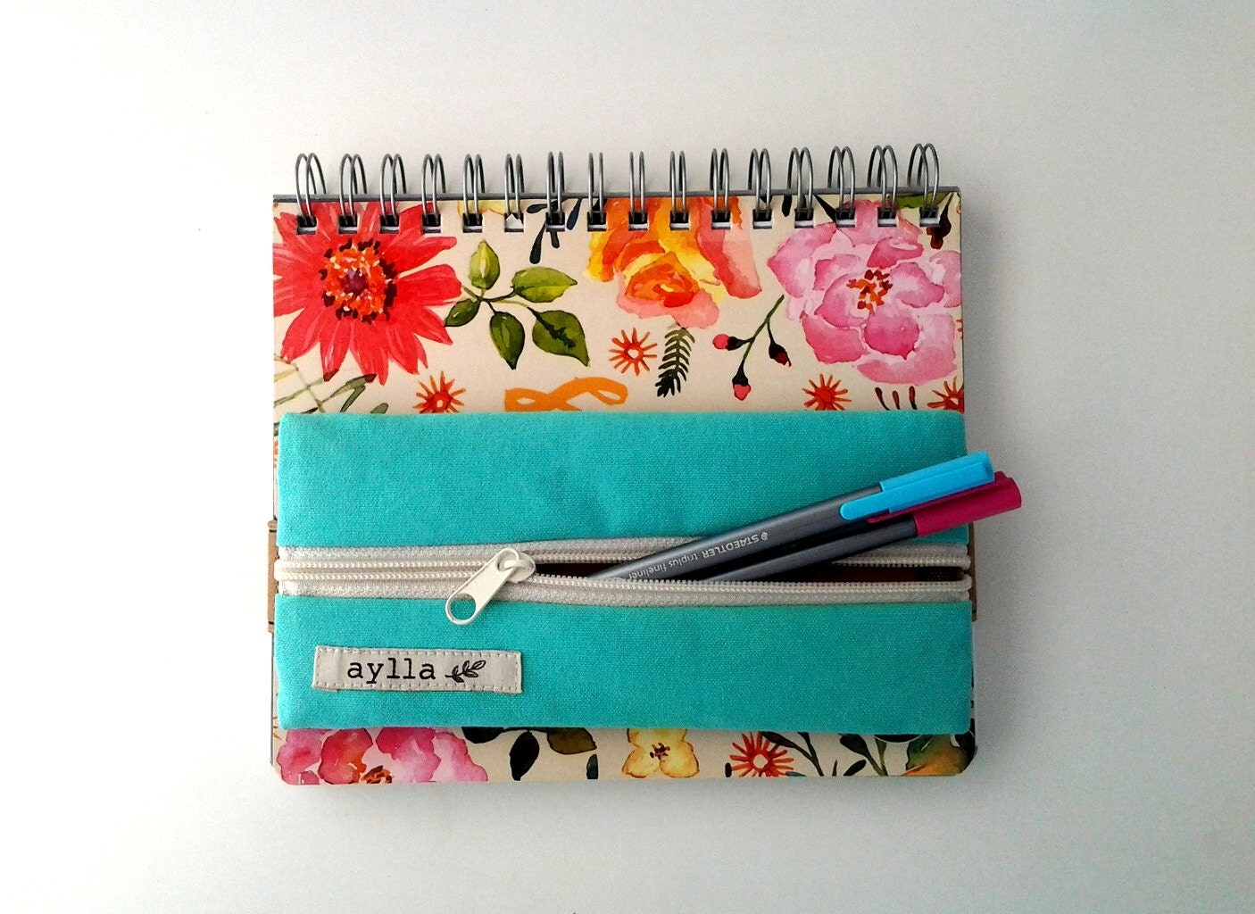 Robin's Egg Pencil Case Pencil Pouch Gadget Case