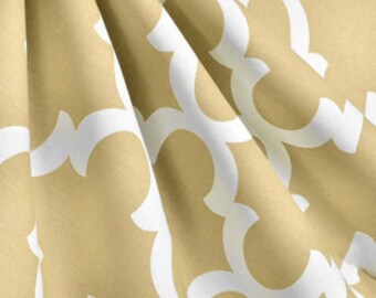Yellow Table Runner Quatrefoil Lattice Moroccan Wedding Table Centerpiece Yellow Table Linens Decoration