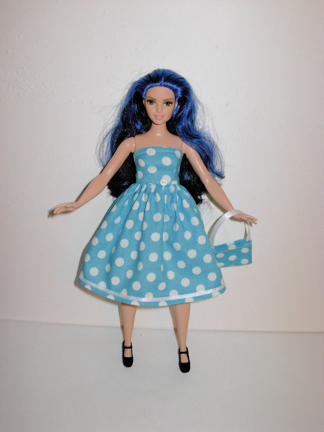 Handmade barbie clothes CUTE dress and bag for new barbie