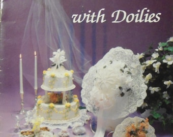 vintage 1985 I Do with Doilies Craft Library book