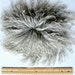 5" Long Doll Hair Seamless Tibetan lambskin Mohair in Gray for making your own Doll wig