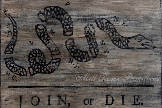 Join Or Die 2x3 Foot Polyester Flag - Benjamin Franklin Revolutionary War Historical Banner
