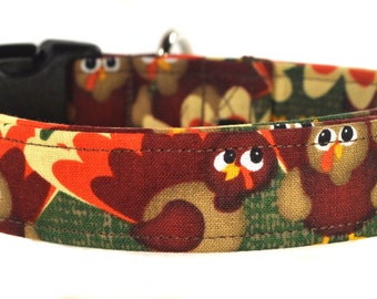 Fall Dog Collar - The Little Turkeys