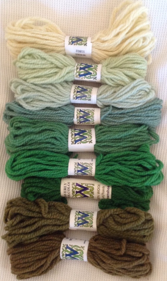 Waverly Wool Colors 3 Ply Needlepoint Yarn 8yd/hank W19