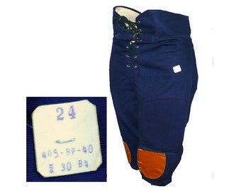Vintage 1950's Padded Football Uniform Knickers Pants, Sportswear