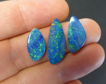 Opale Noble Doublet Australie – Cabochon 3cts Cadeau Collection