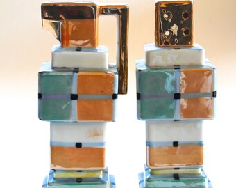 Vintage 1940's Art Deco Sugar and Creamer Set!
