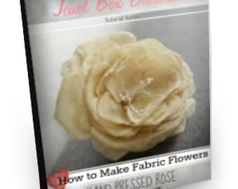 Items similar to eBook . make your own fabric poppy flower . DIY . PDF ...