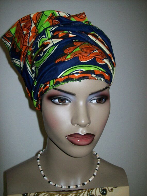 African head wrap fabric Head Scarf Fabric Extra Long/ DIY