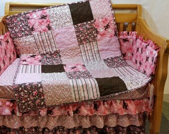 Western Crib Bedding Set, Toddler Bedding, Baby Sheets, Crib Skirt, Sheet, Blanket, Quilt, Rail Guard Cover, Order Set or Individual Items