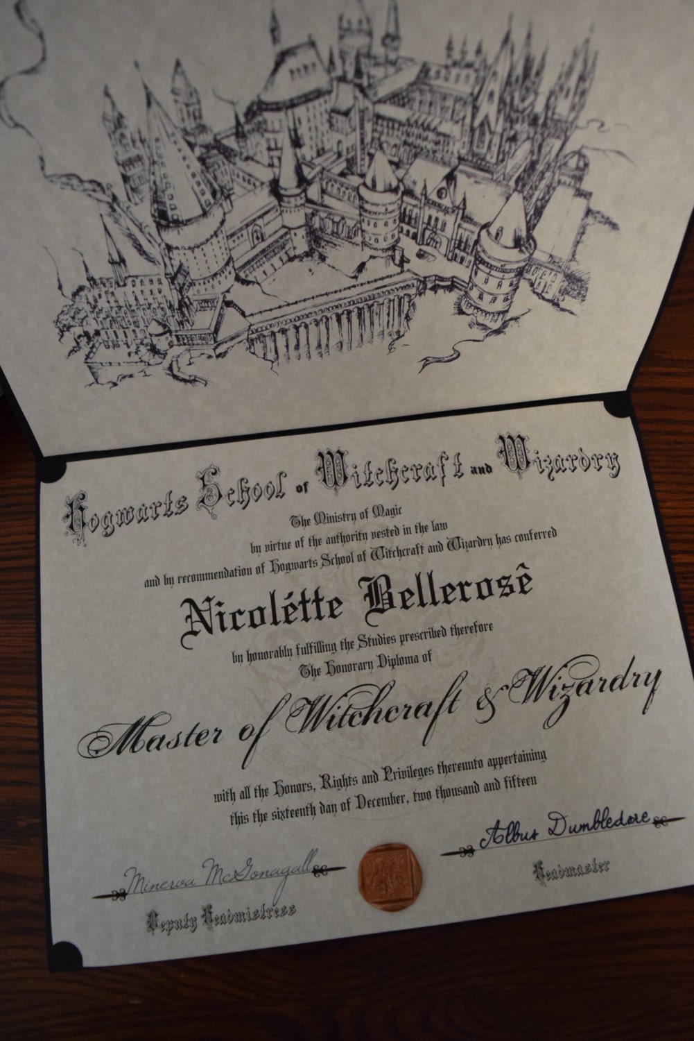 Hogwarts Diploma