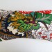 Schumacher Chiang Mai Dragon Pillow Cover with Metallic Gold Backing - Colorful Throw Pillow Cover