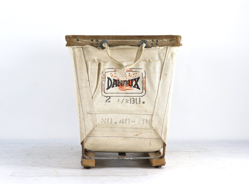 Canvas Laundry Cart Vintage Canvas Laundry Cart Cart On