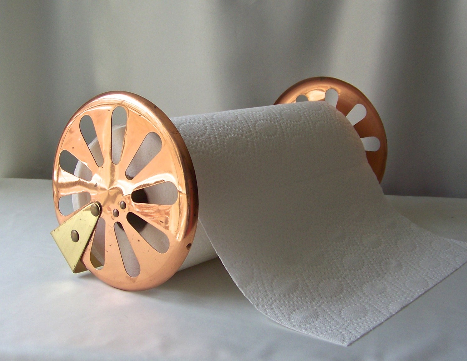 Vintage Copper Paper Towel Holder Copper Decor Copper Kitchen