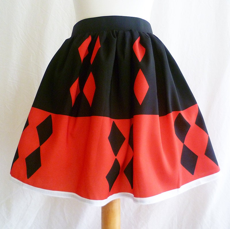 Harley Quinn Costume Cosplay skirt Harley Quinn By by RoobyLane