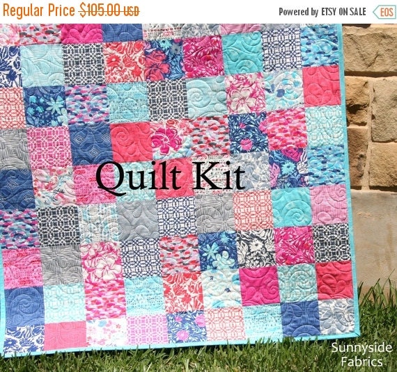 Paradiso Quilt Kit Kate Spain Moda Fabrics by SunnysideFabrics