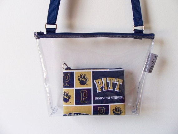Pittsburgh Panthers Clear Stadium Bag Monogram Set by BHipBags