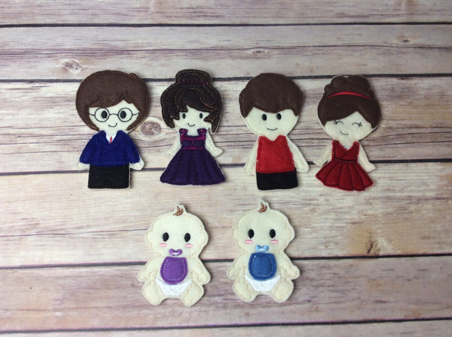 finger puppets family members