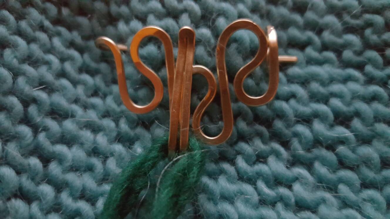 Made in the Moment Portuguese Knitting Pin in Bronze