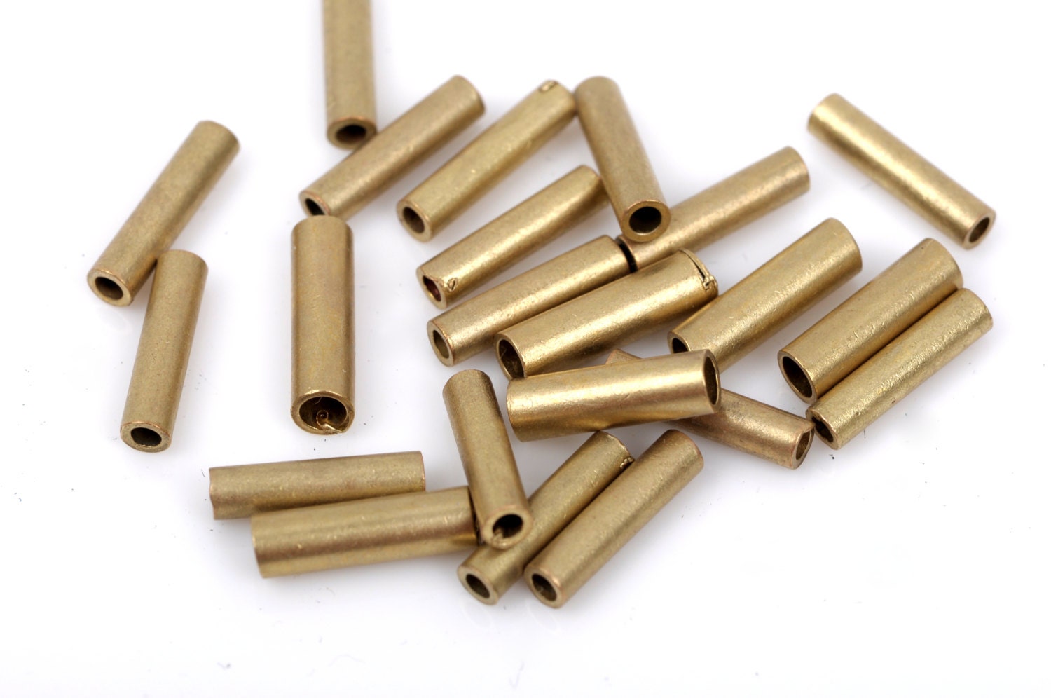 10mm Brass Large Wire Crimp Tube Connectors Artistic Wire