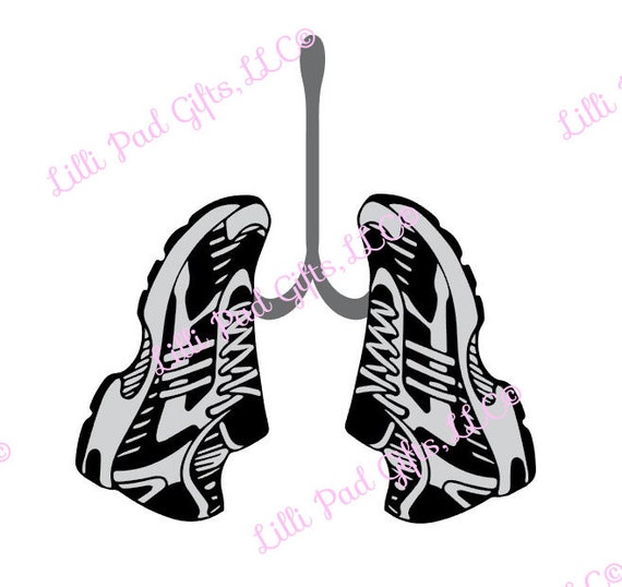 Tennis shoes hanging Cut File Instant Download SVG