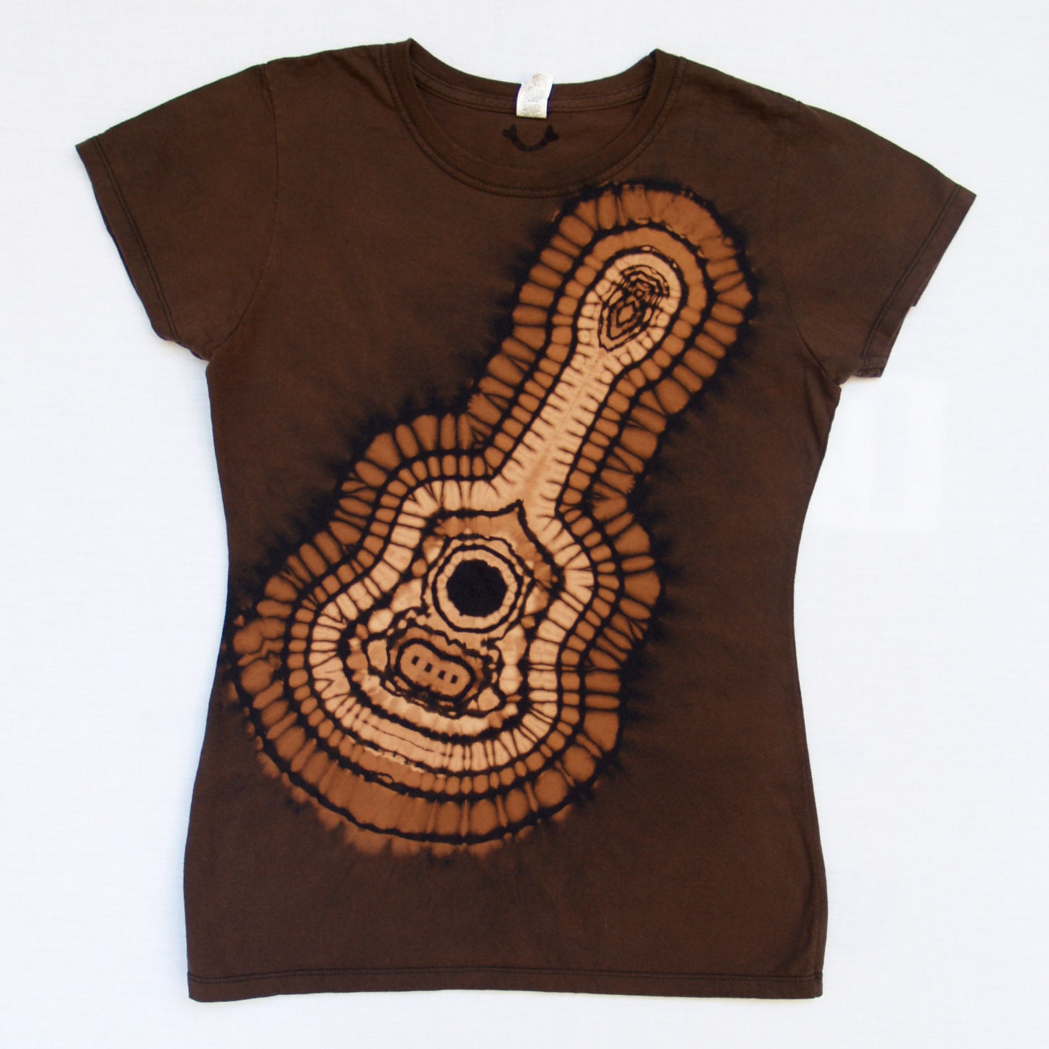 Ladies Tie Dye Ukulele Tshirt by AuthenticBonesTieDye on Etsy