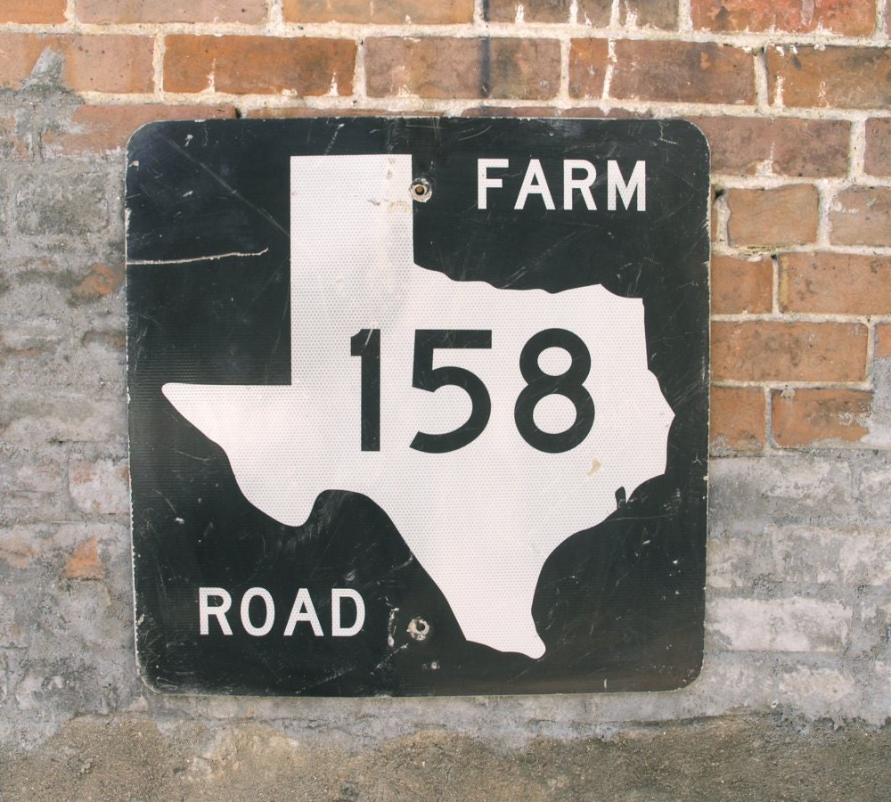 metal-road-sign-bryan-texas-gift-fm-158-souvenier-housewarming