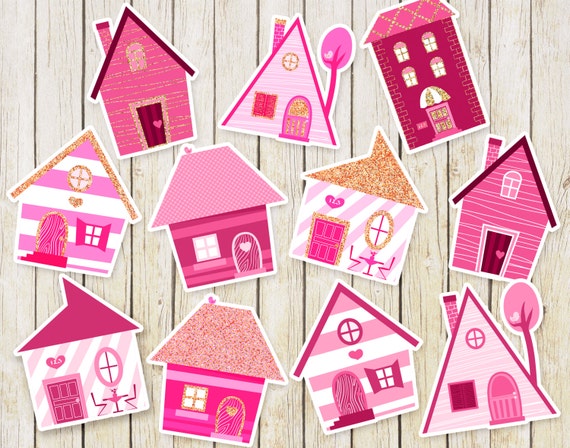 pink house clipart - photo #39