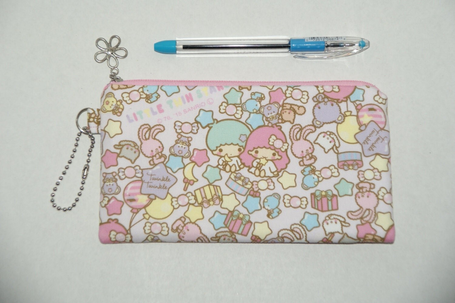 Padded Zipper Pouch / Pencil Case / Cosmetic Bag Made with