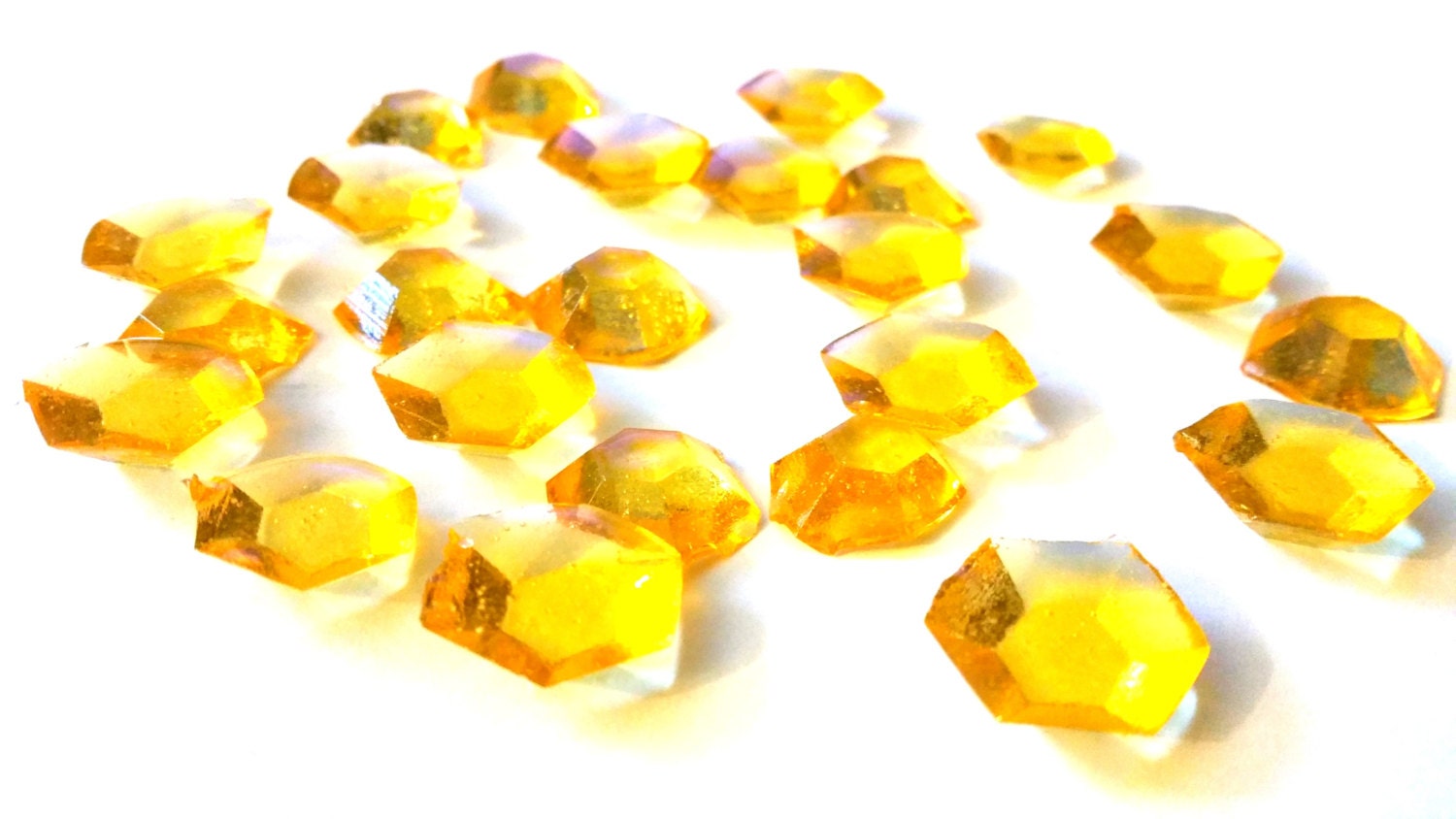 125150 DIAMOND SHAPED EDIBLE Colored Sugar Gems Select Any